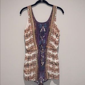 MINKPINK patterned ROMPER